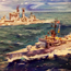 Painting of Navy ships