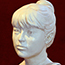 Bust of a young woman