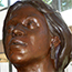 Sculpture bust of a woman